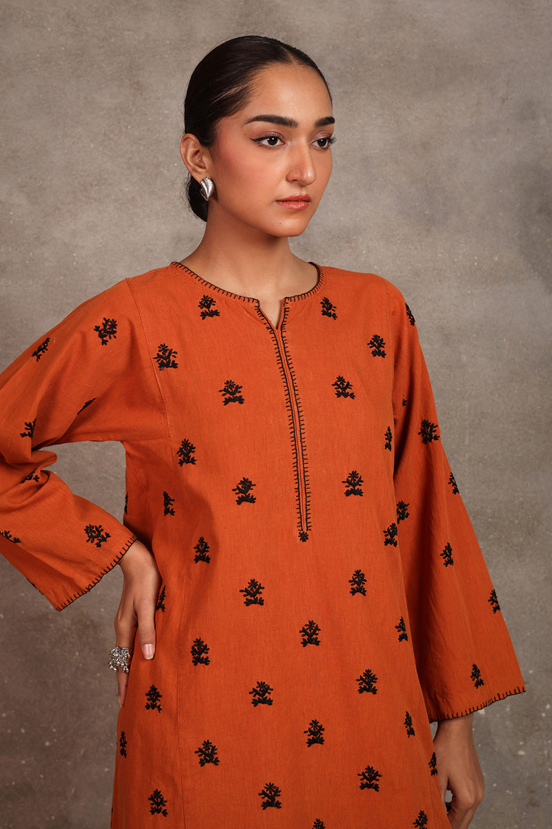 Embroidered N K R Kurta