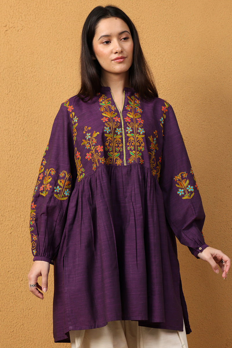 トップス LITMUS embroidery gathered shirts Jamil Gathered Shirt – GENERATION