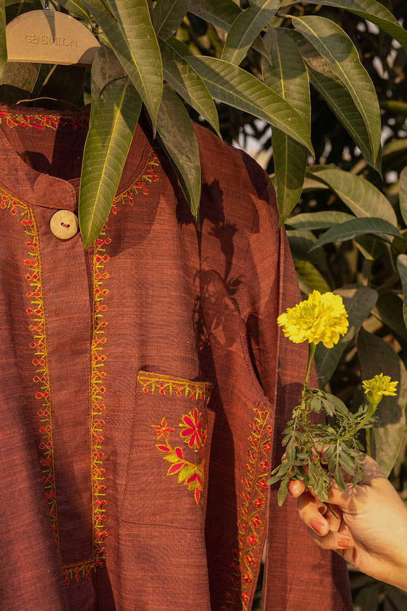Hand-Embroidered Jamil Shirt