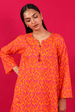 Printed Timeless Weave Kurta