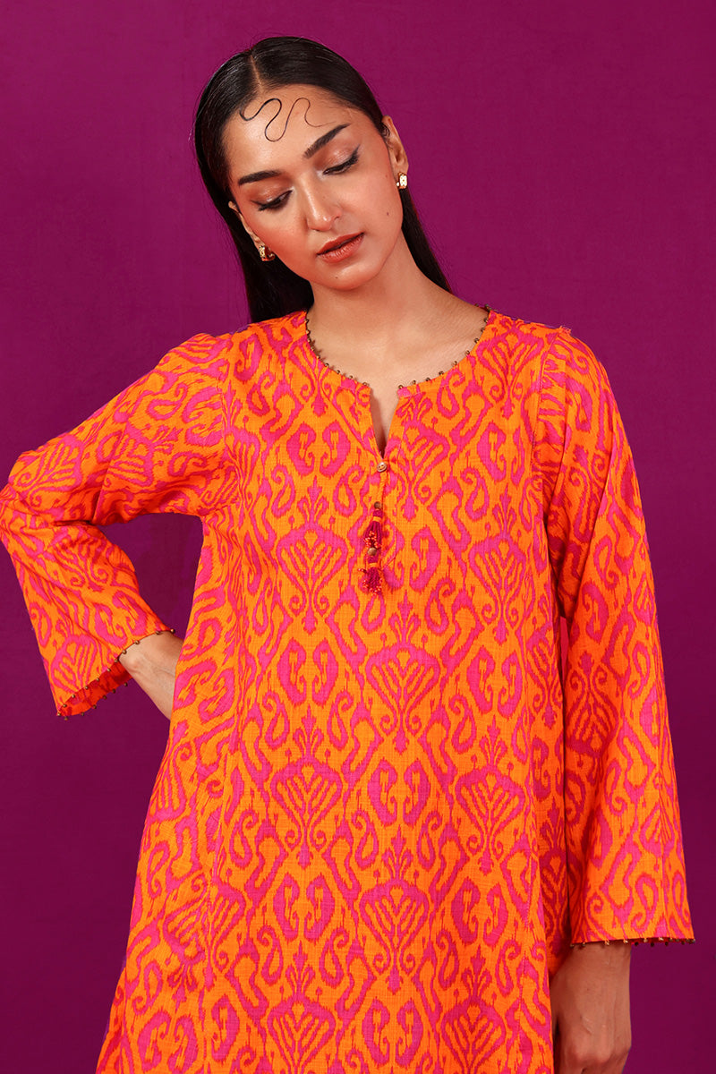 Printed Timeless Weave Kurta