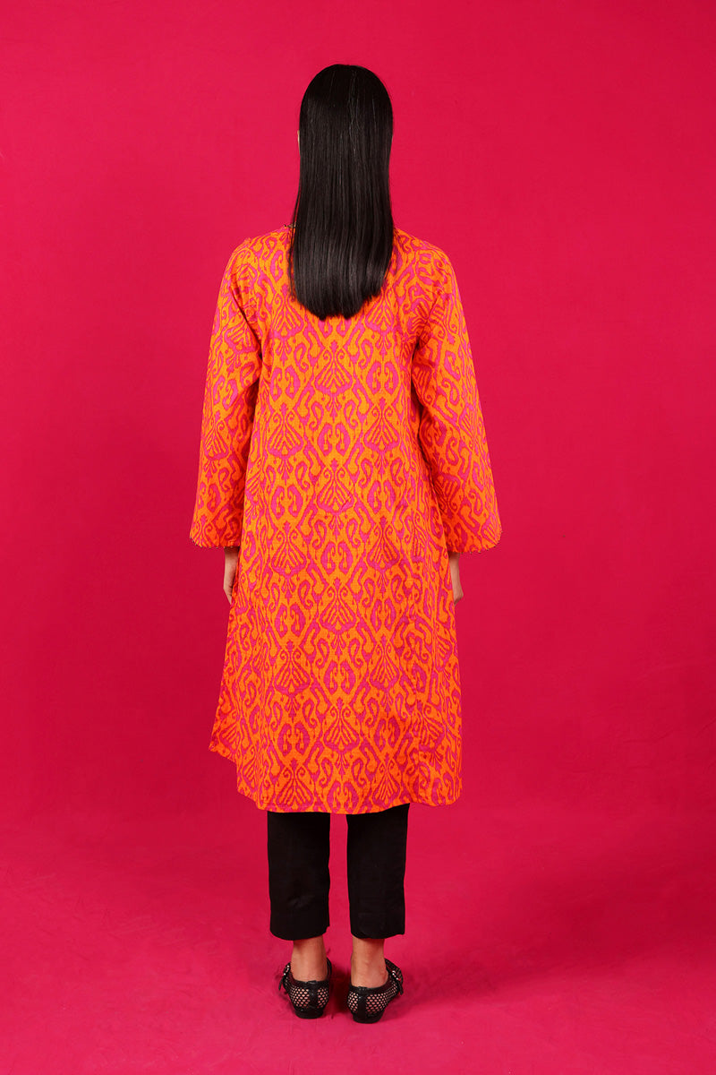 Printed Timeless Weave Kurta