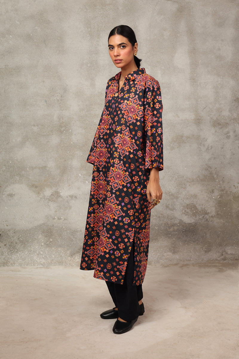 Zesty Jigsaw Kurta