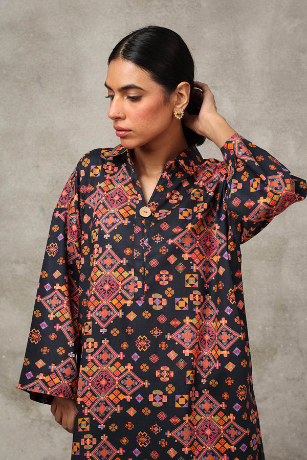 Zesty Jigsaw Kurta