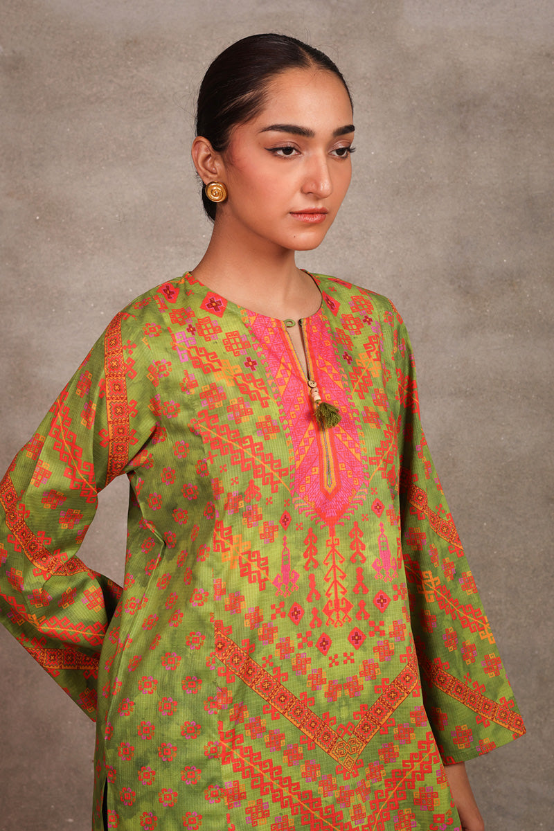 Jazzy Jigsaw Kurta