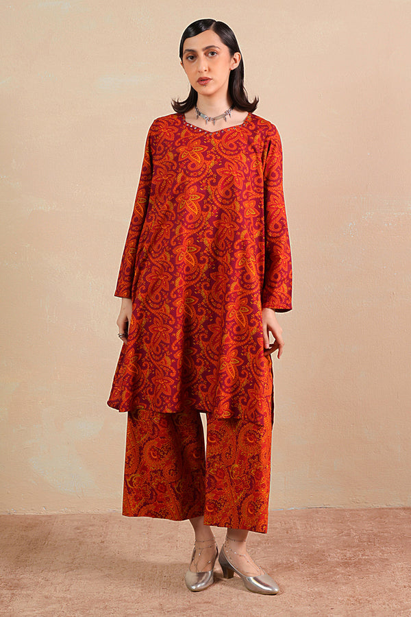 Paisley Pop Mukaish Duo-Set
