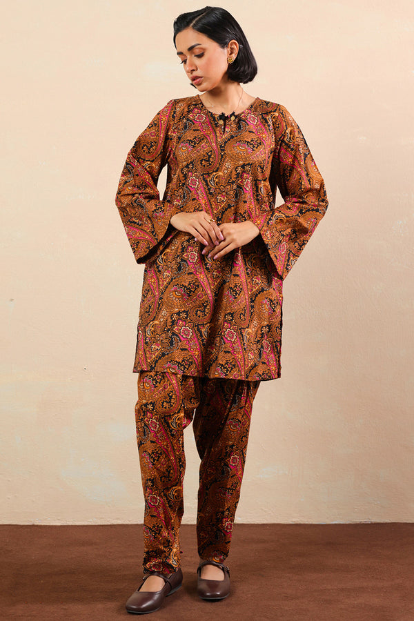 Paisley Pop Printed Co-Ord Set