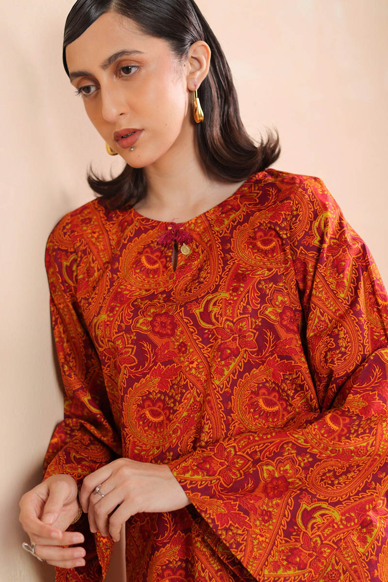 Paisley Pop Printed Co-Ord Set