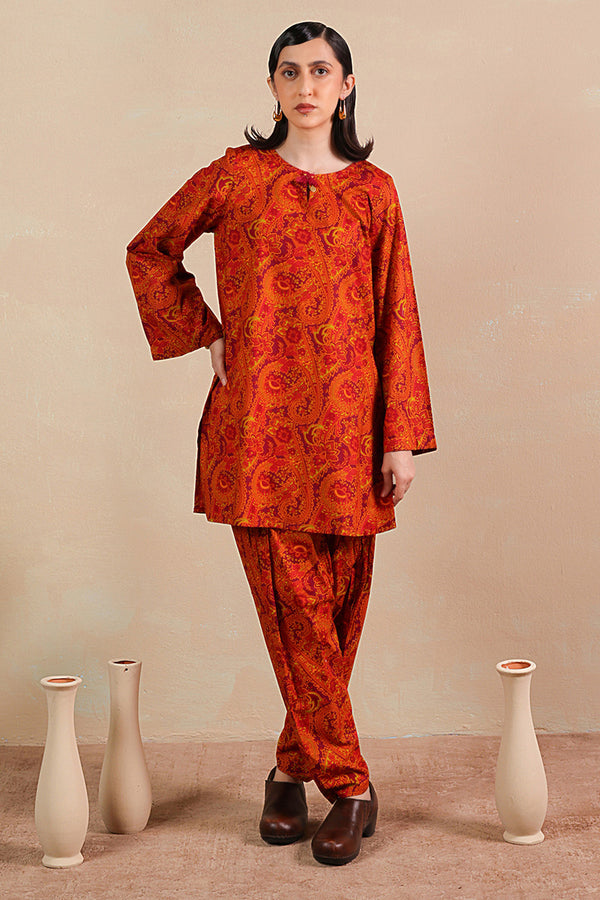 Paisley Pop Printed Co-Ord Set