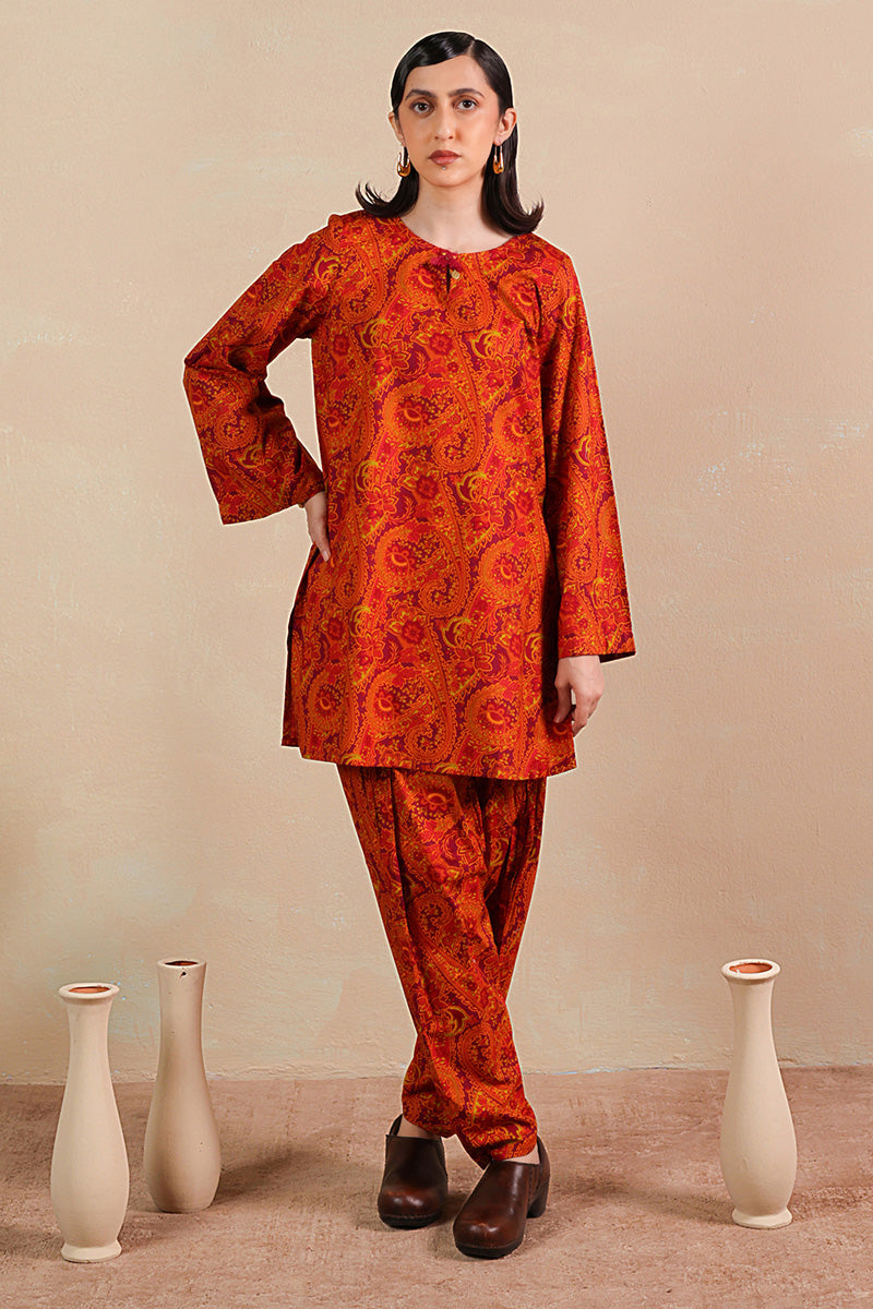 Paisley Pop Printed Co-Ord Set