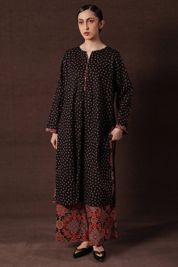 Rang-E-Ajrak Khas Duo-Set