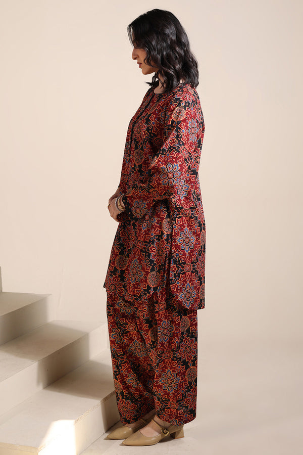 Rang-E-Ajrak Zeb Duo-Set