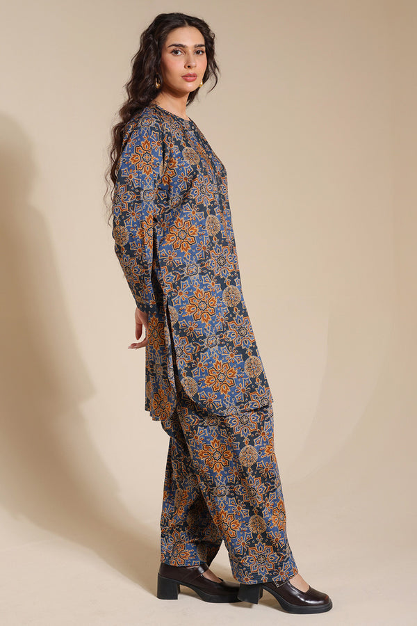 Rang-E-Ajrak Zeb Duo-Set