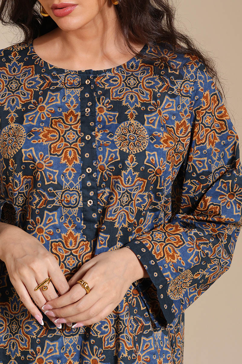 Rang-E-Ajrak Zeb Duo-Set