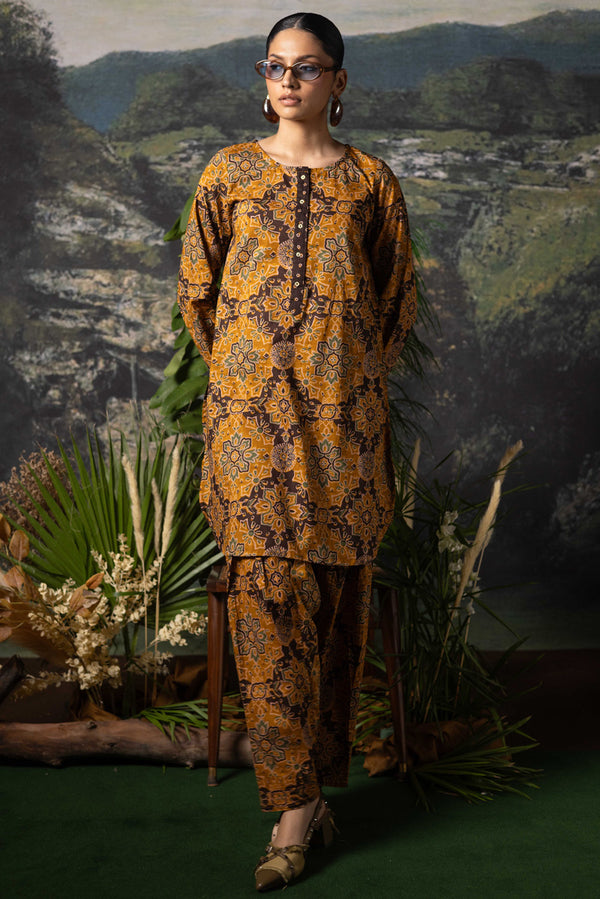 Rang-E-Ajrak Zeb Duo-Set
