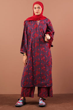 Embroidered Paisley Pop Echo Set