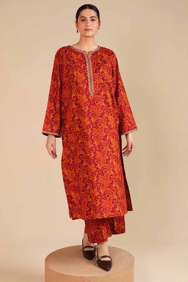 Paisley Pop Embroidered Echo Set