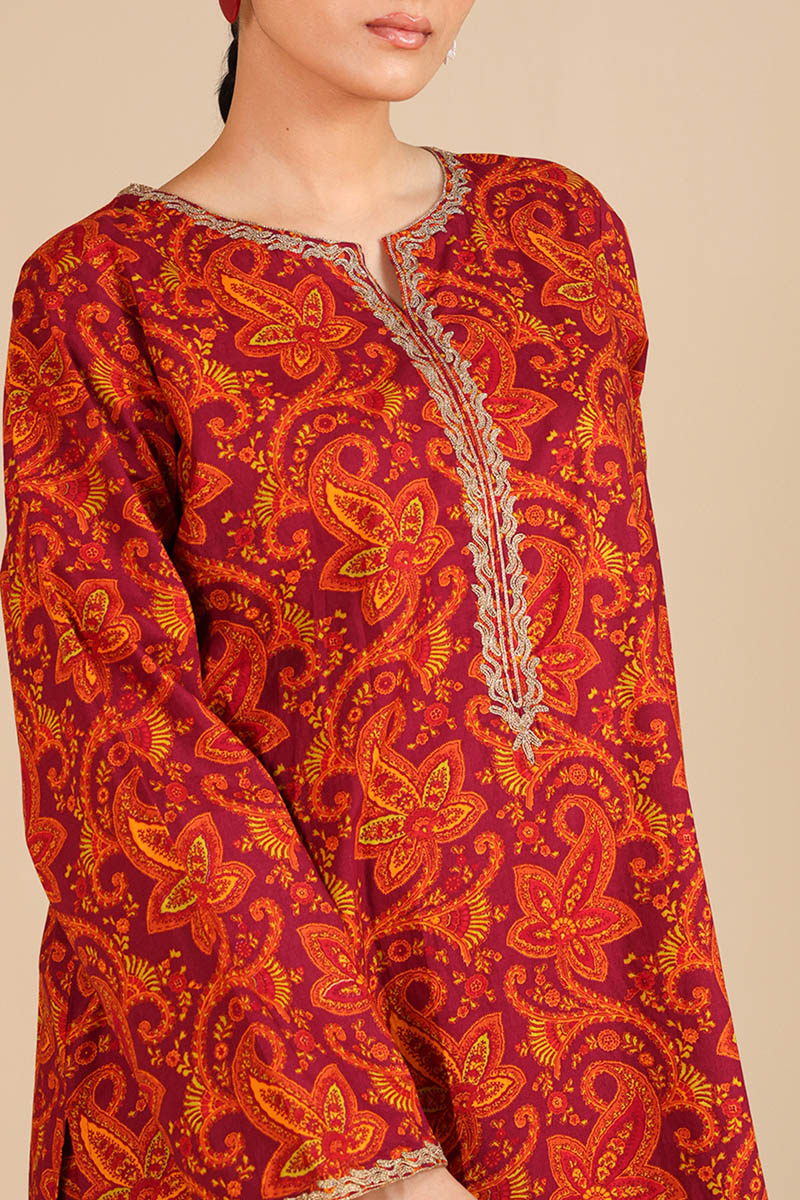 Paisley Pop Embroidered Echo Set