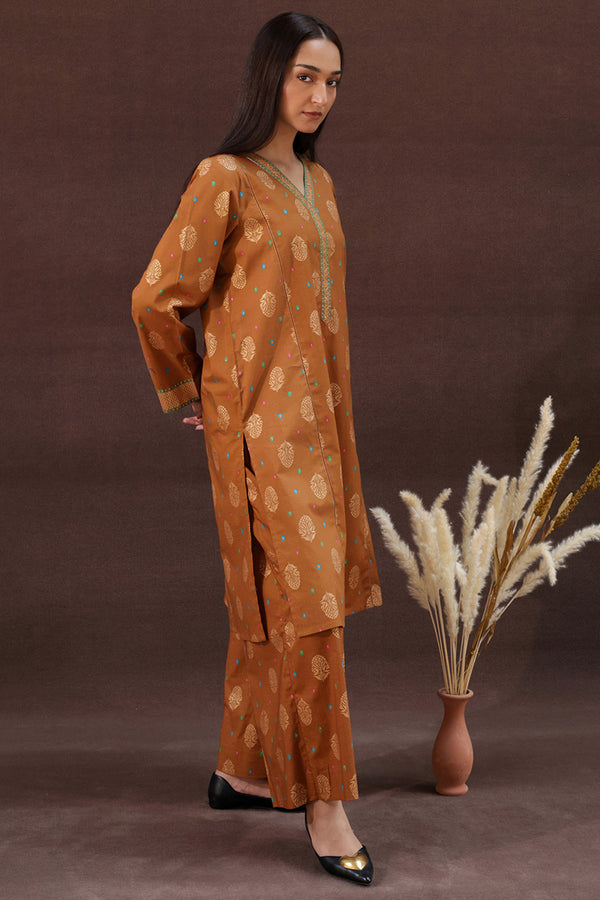 Zeenat Golden Haze Set