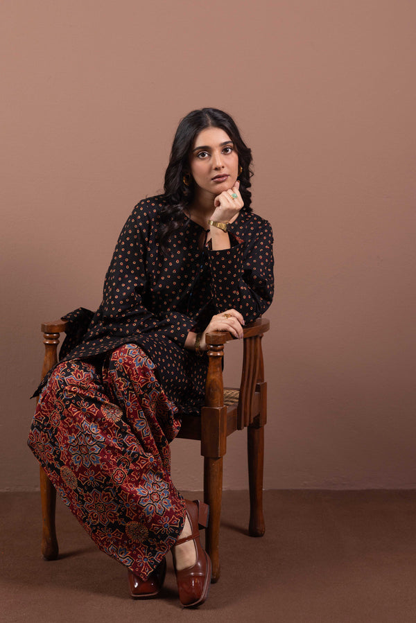Rang-E-Ajrak Duo-Set