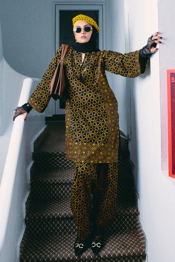 Jaal Tasseled Co-Ord Set