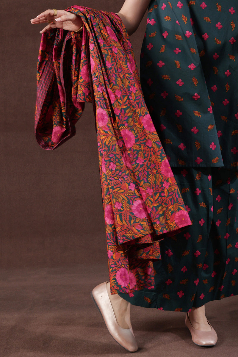 Aarified Bloom 3-Piece Jama Set