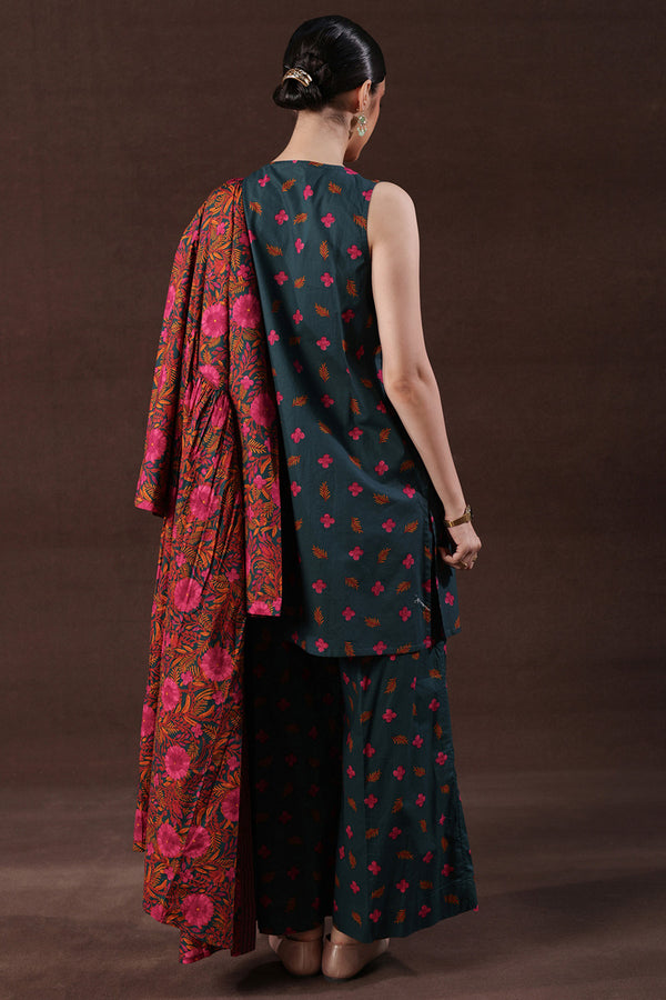 Aarified Bloom 3-Piece Jama Set