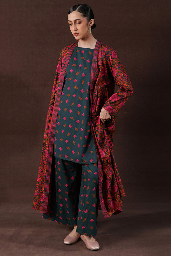 Aarified Bloom 3-Piece Jama Set