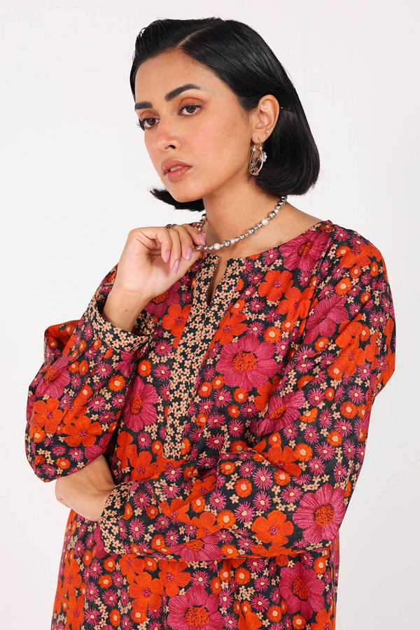 Winter Bloom Printed Duo-Set