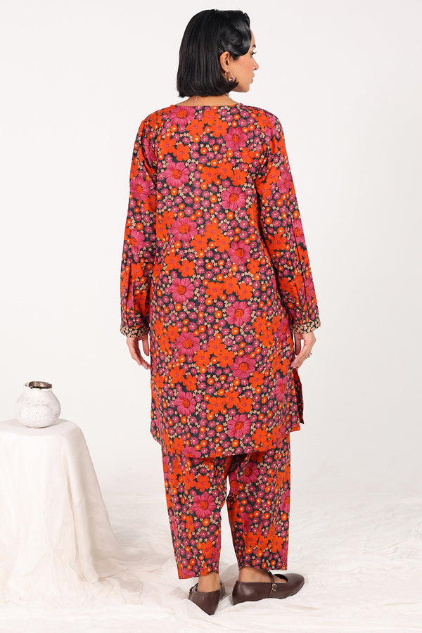 Winter Bloom Printed Duo-Set