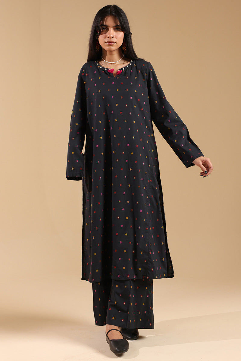 Zeenat Ember Tassel Set