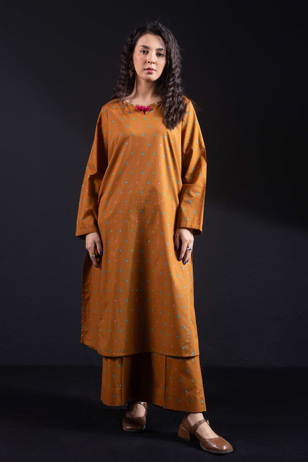 Zeenat Ember Tassel Set