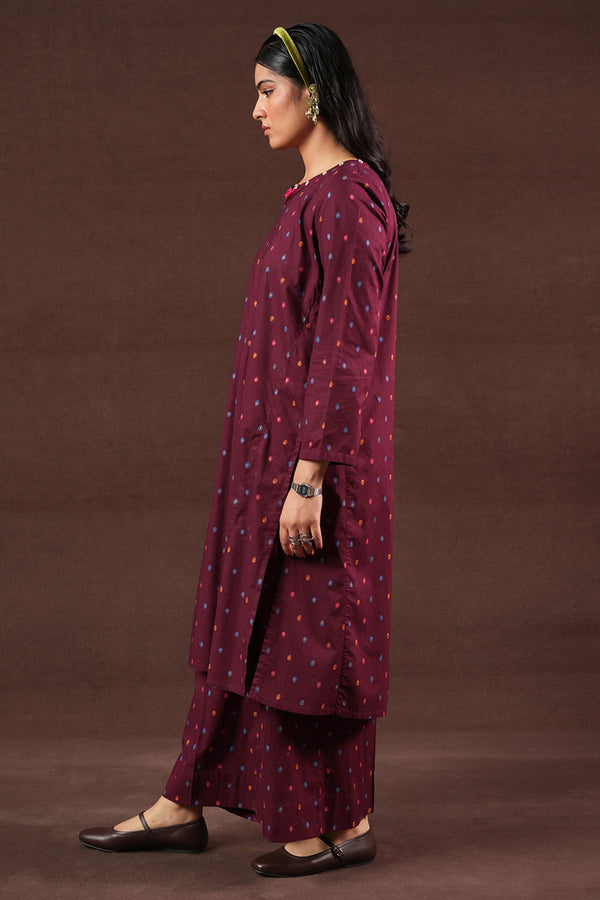Zeenat Ember Tassel Set