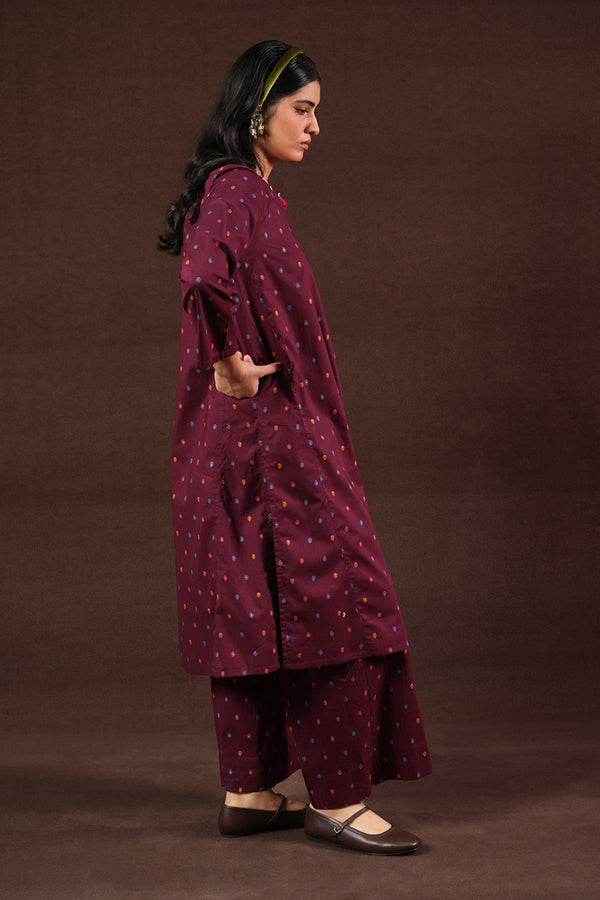 Zeenat Ember Tassel Set