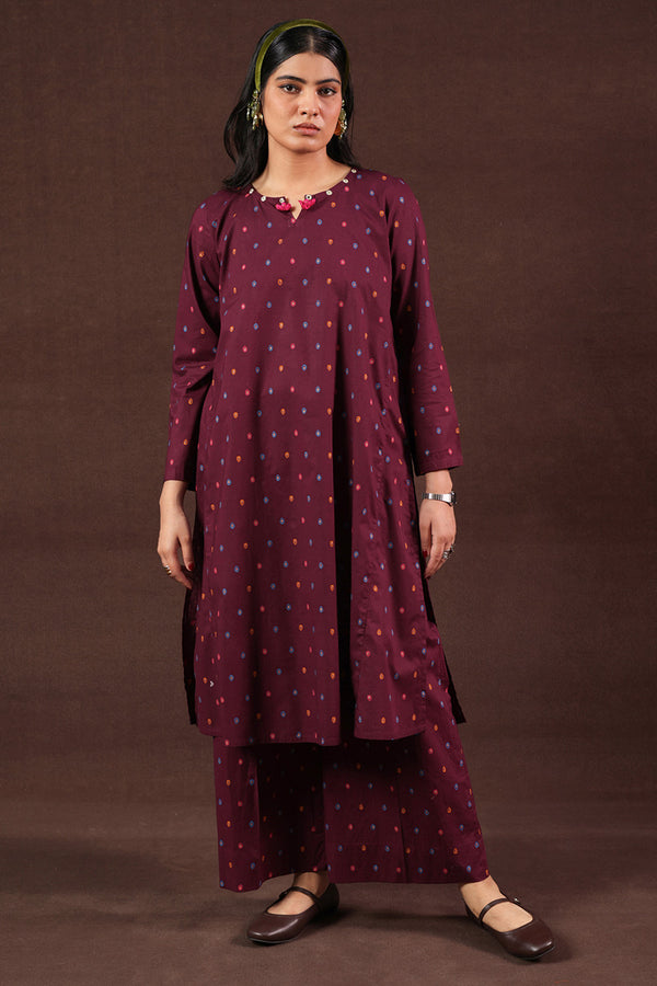 Zeenat Ember Tassel Set