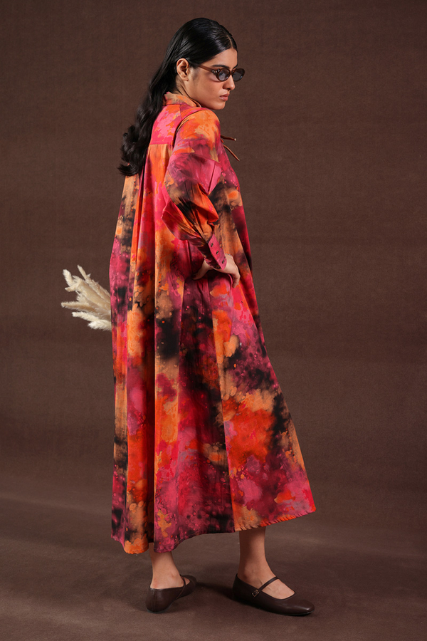 Splashy Pigment Pop Dress