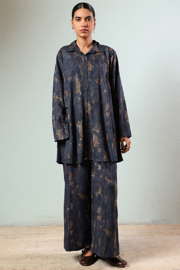 Denim Bleach Co-Ord Set