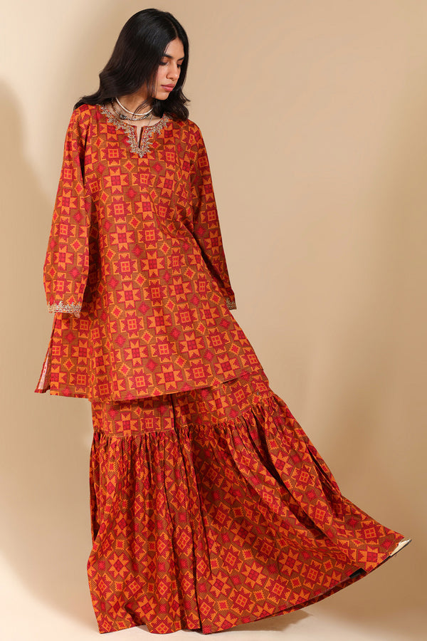 Woven Stories Gharara Set
