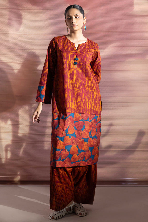 Peepal Leaf Co-Ord Set