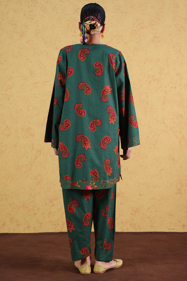 Gulbahar Cheent Paisley Set