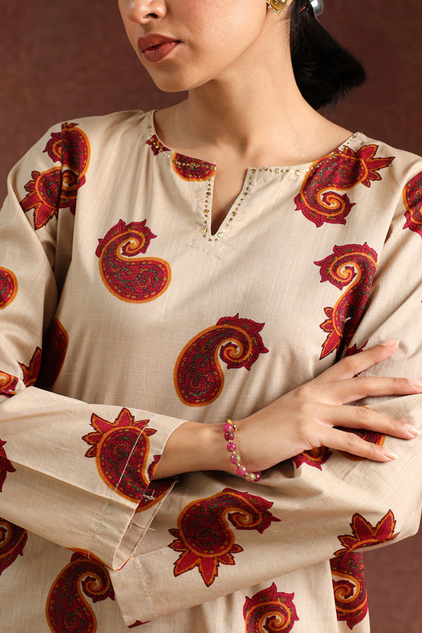 Cheent Paisley Mukaish Set