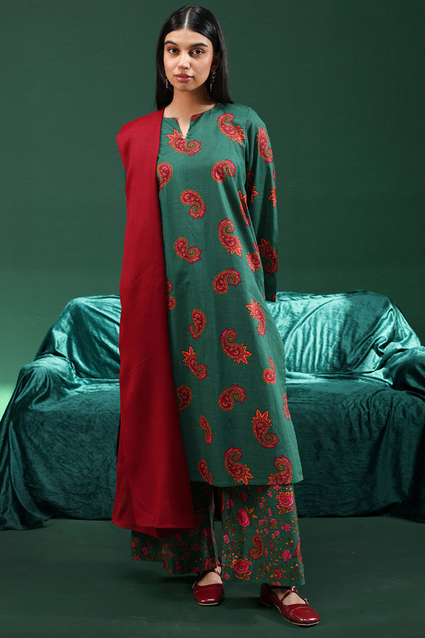 Cheent Paisley Mukaish Set