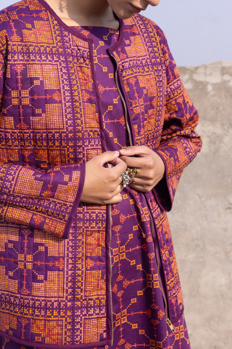 Patterned Poem Quilted Jacket GENERATION patterned-poem-quilted-jacket-generation