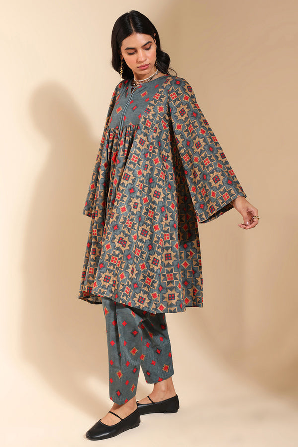 Woven Stories Flared Set