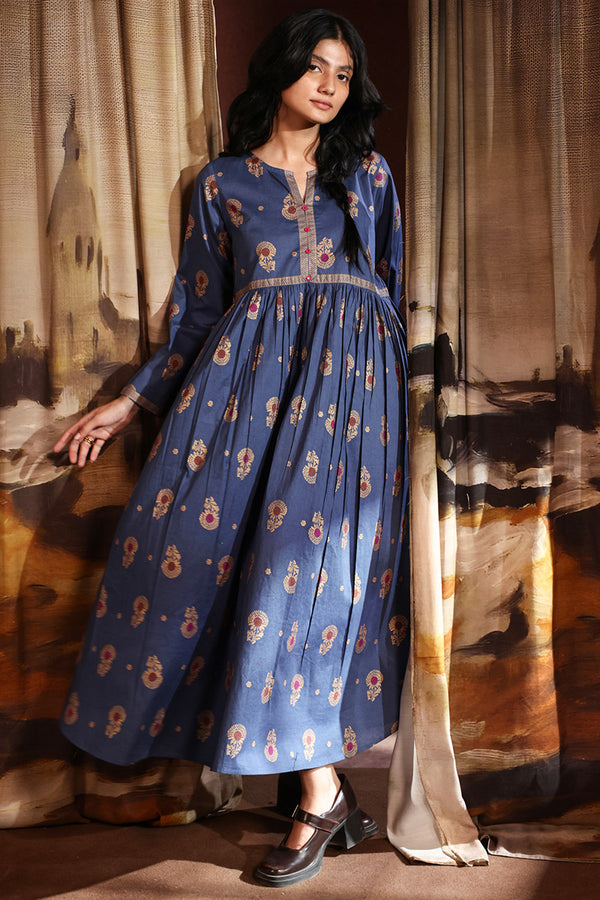 Zari Whisper Flared Dress