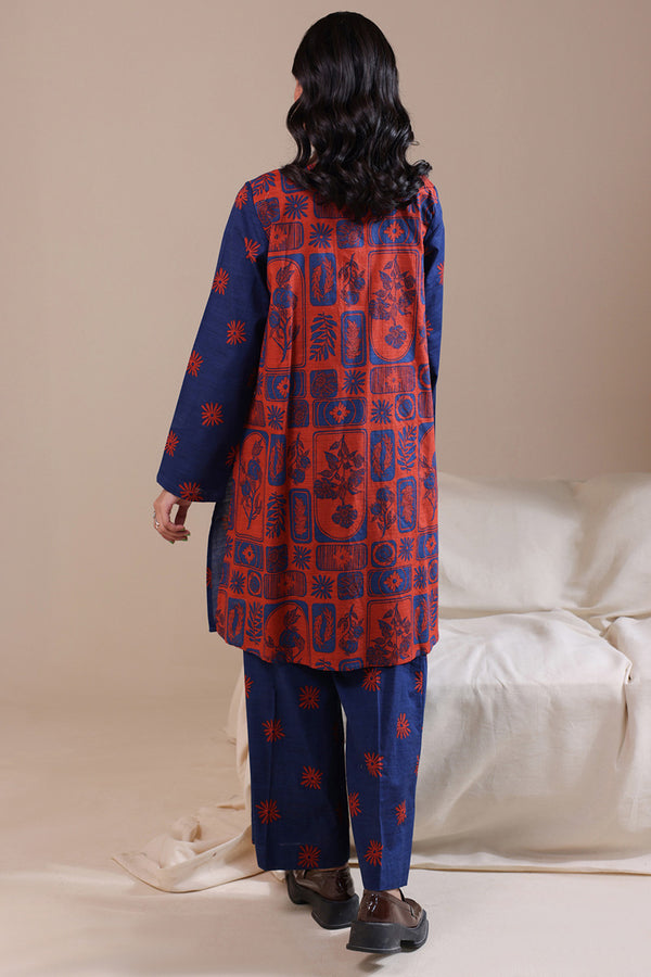 Linocut Leaf Duo-Set