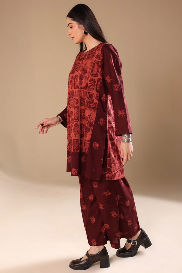 Linocut Leaf Duo-Set