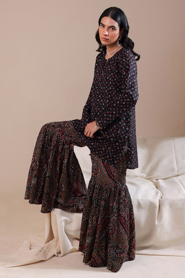 Bandhani Affair Gharara Set