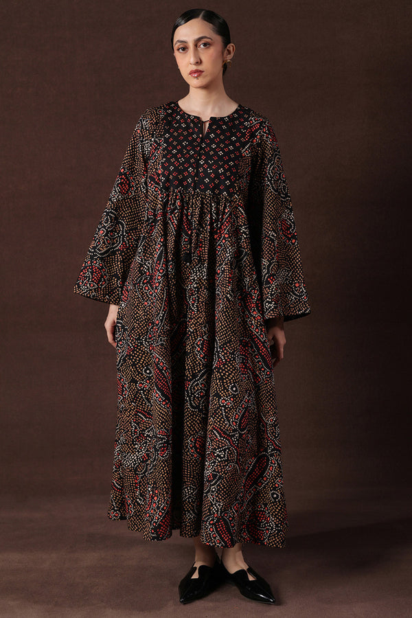 Bandhani Affair Blush Dress