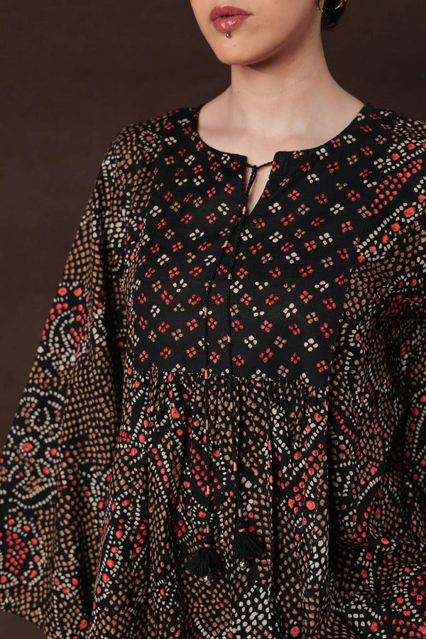 Bandhani Affair Blush Dress